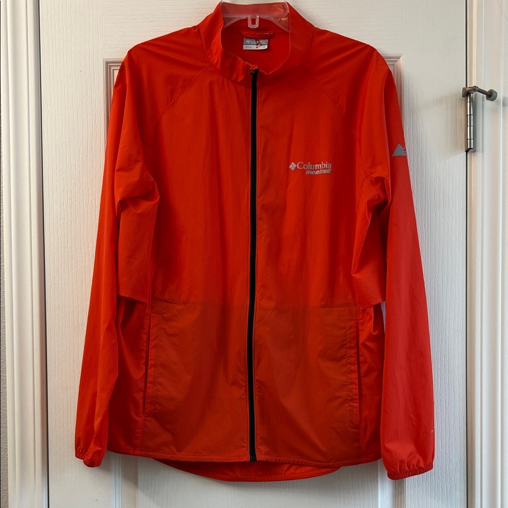 Columbia Men's Vibrant Orange Windbreaker